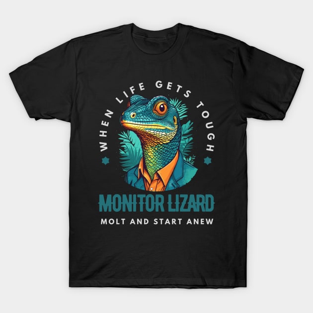 Monitor Lizard T-Shirt by Pearsville